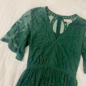 Green Lace Altr’d State Dress